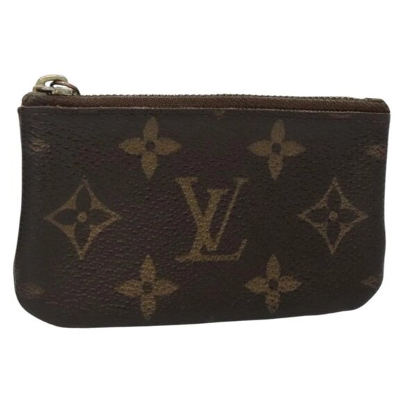 LOUIS VUITTON Monogram Pochette Cles Coin Purse - Picture 1 of 15